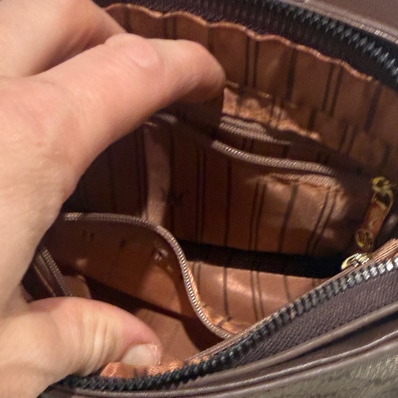 Chocolate Monogram Mini Top-Handle Crossbody - Picture 6 of 15